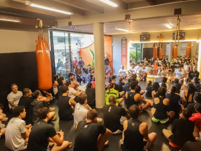 Espaço da prática de Muaythai do Templo Fai, imagem 2